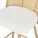 Rattan Counter Height Bar Stools, 26'' Modern Boucle Counter Stools With Butterfly Cane Back, Wicker Counter Stools For Kitchen,Home Bar,Restaurant,Set Of 2, White