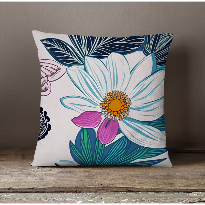 Throw Pillow, Pillow Cover Only - No Insert, 16"H x 16"W