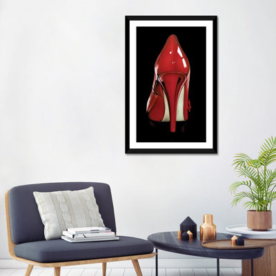 « Red heel » par Drew Darcy, reproduction d’art