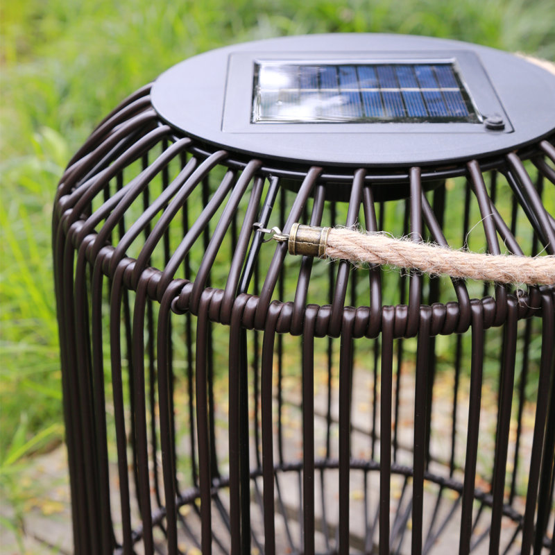 14.8'' Solar Powered Integrated LED Outdoor Floor Lamp