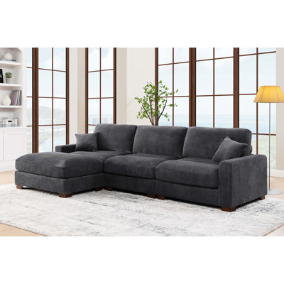 4-Pieces Modular Sofa With Ottoman