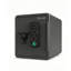 Petit meuble-lavabo mécanique noir 14,57 po