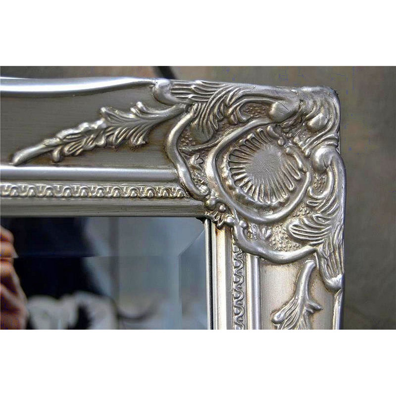 Mclaren Flat Mirror, 100cm H x 50cm W, Silver