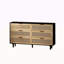 Armoire de rangement en rotin à 51 tiroirs 51,18 po, pour chambre à coucher et salon-1119251177-1119251178