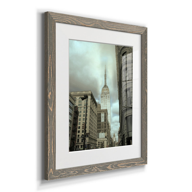 Caribbean Dusk - reproduction de photo, H 20 po x l 17 po x P 1,5 po, Cadre en papier gris, Blanc