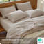 Ensemble de draps 100% coton lavé - draps en percale texturée grand format, ensemble de draps 6 pièces avec poche profonde de 18 po, respirant et doux et confortable (blanc, grand)-125578408-125578412