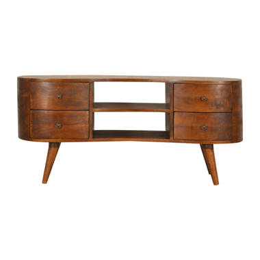 Solidwood Bailey TV Stand 120cm, Furniture