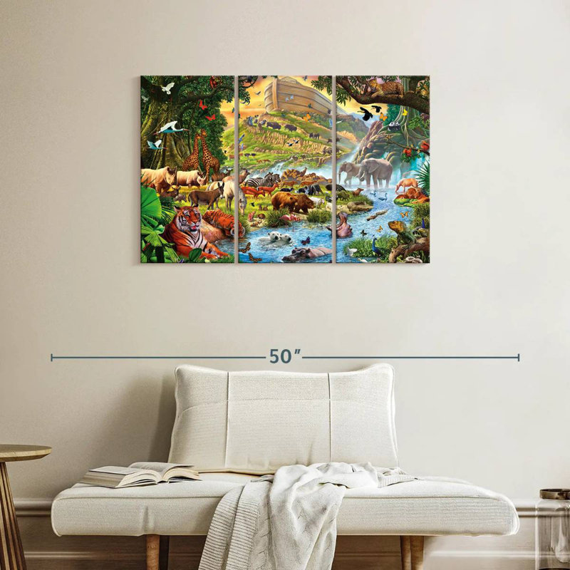 Adella Noah's Ark - Before The Rain, 24" H x 38" W