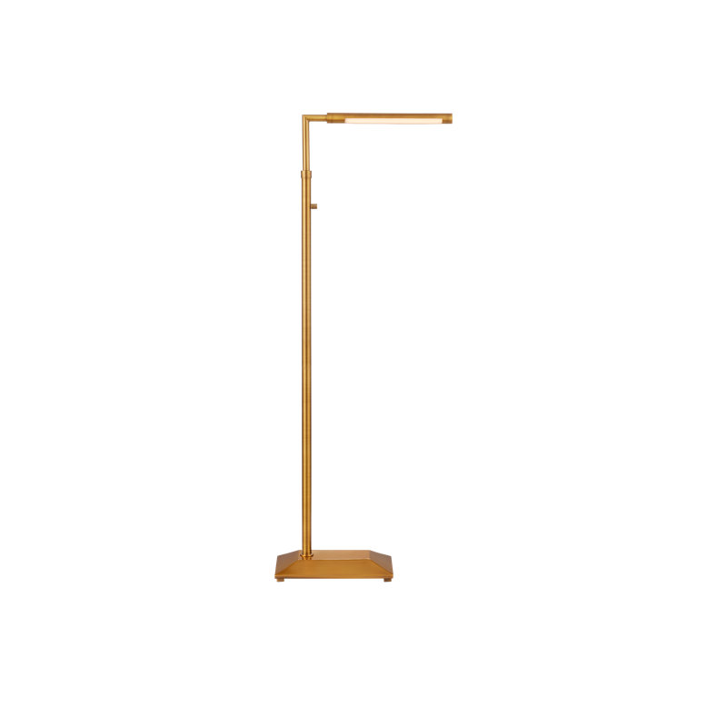 Autrand Brass Floor Lamp, Antique Brass