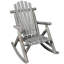 Chaise berçante en bois pour le porche (excluant la table)-1315934743