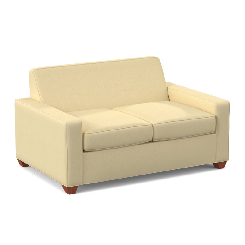 Avery 72" Square Arm Sofa, BM Cherry, Dillon Buff