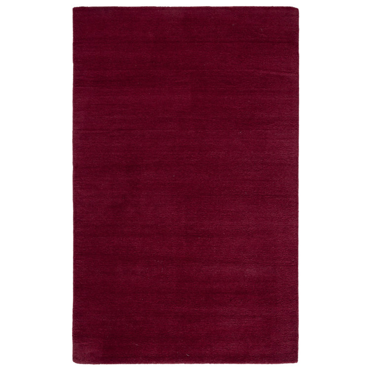 Frann Hand Tufted Wool Solid Color Rug