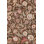 Wool Floral Area Rug in Brown
