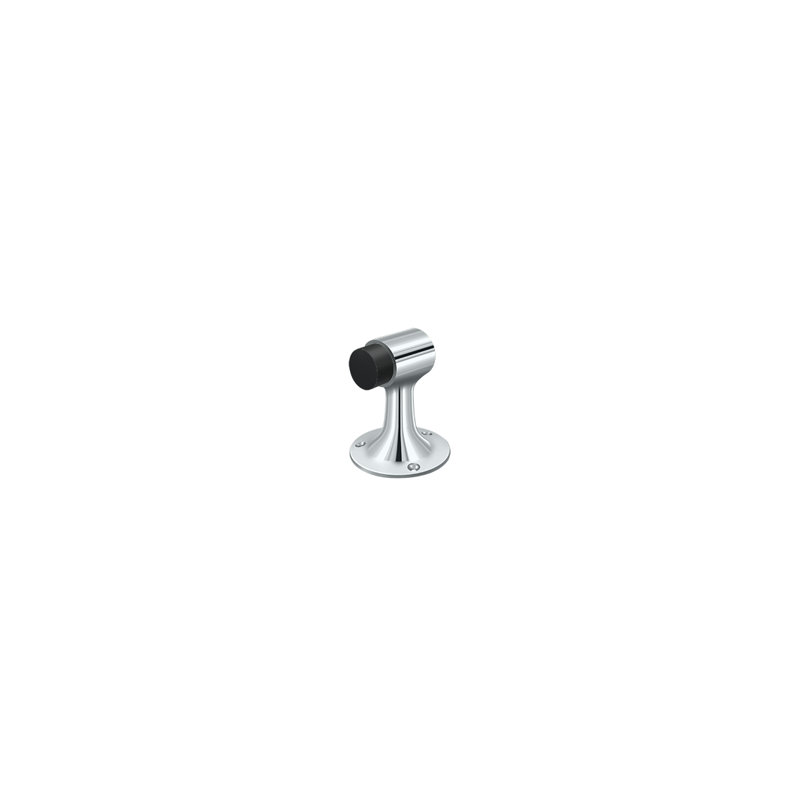 Door Stop, Polished Chrome