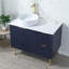 Meuble-lavabo simple 36 po avec plateau en céramique