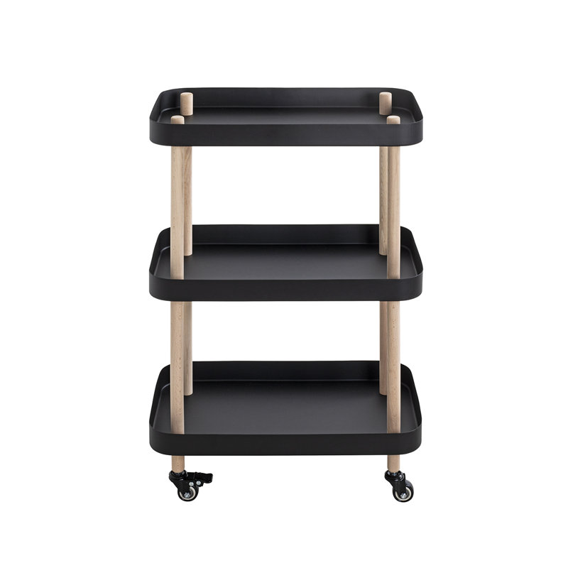 Aleyda Tray Top End Table, Black