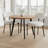 Ameeria Fabric Upholstered Dining Chairs Set with Backrest For Dining Room, Kitchen, Living Room-105947289