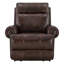Fauteuil inclinable électrique en cuir véritable de 38,58 po Andrena-124140794