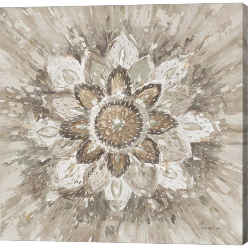 «Spice Mandala Neutral» par Danhui Nai, art mural sur toile