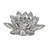 Iridescent Glass Crystal Lotus Votive Candle Holder-24704501-24704498
