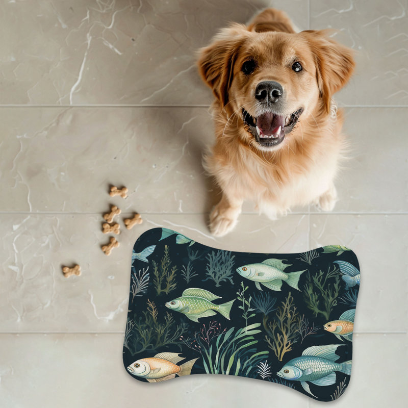 Tranquil Fins - Tapis d'alimentation en os 1 pièce