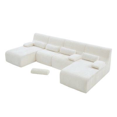 Canapé surdimensionné de 132,2 po