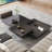 Simple luxurious square coffee table set