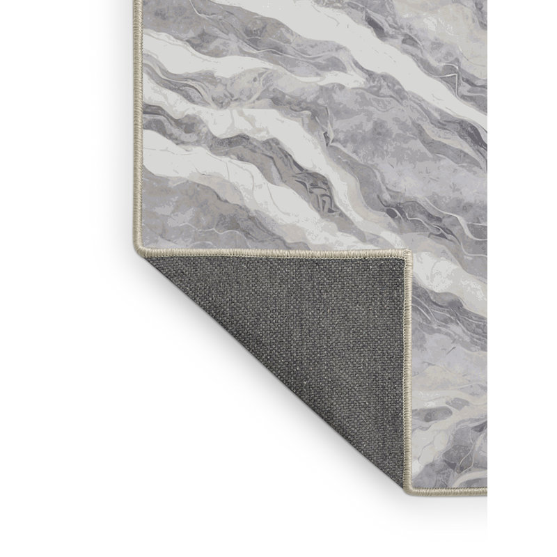 Tapis blanc soyeux et moelleux, Rectangulaire 3 pi x 5 pi