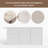 72" Kitchen Island With Storage,Kitchen Cabinet with Seating Area and Large Worktop, Stable Wooden Structure, Modern Style, Easy to Assemble,Wood Table Top-1470832967-1470832966