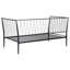 Vertigo Matte Metal Daybed Bed Frame With Slatted Platform And Sturdy Support, Perfect For Compact Spaces