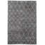 Nostalgia Hand Knotted Wool Geometric Area Rug in Gray/White-1223709212