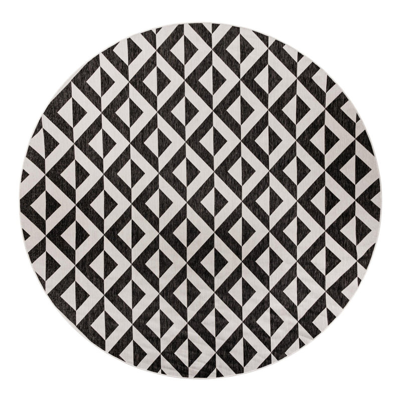 Tapis d'extérieur Jill Zarin Napa, Rond 12 pi