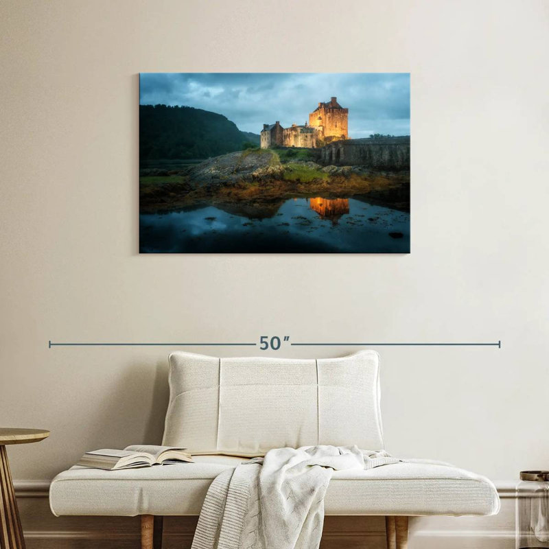 Lilie Eilean Donan Castle In Scotland, 24" H x 36" W