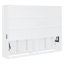 Lit escamotable double pleine grandeur, blanc-723826962-723826963