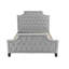 Lit double en gris