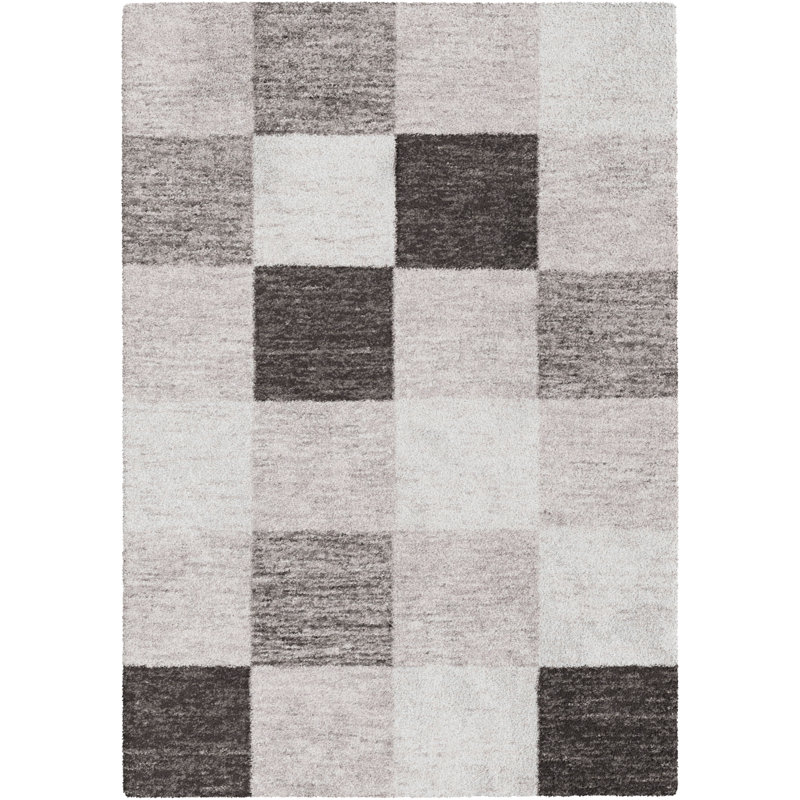 Aljawhara Geometric Shag Area Rug, Rectangle 120 x 170cm