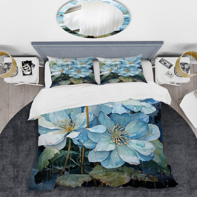 Ensemble de housse de couette Floral Jungle Flower Majesty 2 - Jungle
