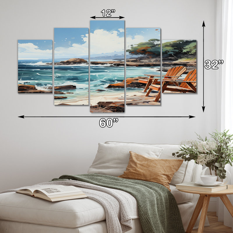 Coastal Nautical & Beach Wall Decor on Metal