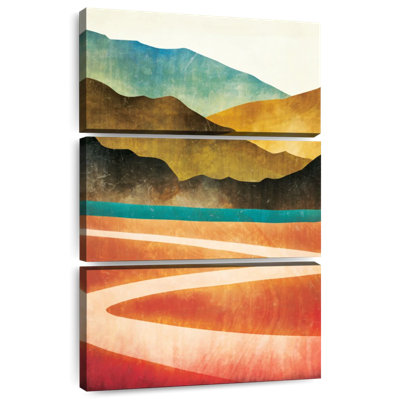 Mountain Trail Abstract