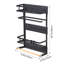 Magnetic Storage Rack for Refrigerator with Paper Towel Holders