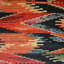 Tapis noir / rouge Caspar Southwestern-1461099673