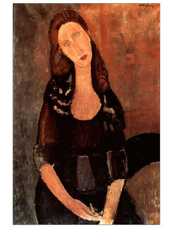 Modigliani Amedeo - Wrapped Canvas Painting, 90cm H x 60cm W x 1.8cm D