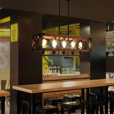 Shkar 5 - Light Kitchen Island Square / Rectangle Chandelier