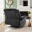 Fauteuil inclinable de massage en cuir respirant