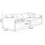 Coussin de canapé modulaire en cuir véritable Coffee-108573264-108573265