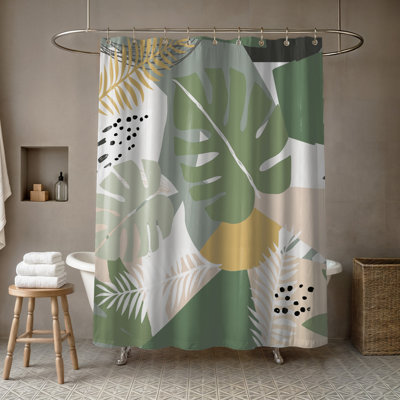Perine Floral Shower Curtain