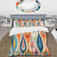 Ensemble de housse de couette à motif abstrait géométrique Retro Abstract-107148051