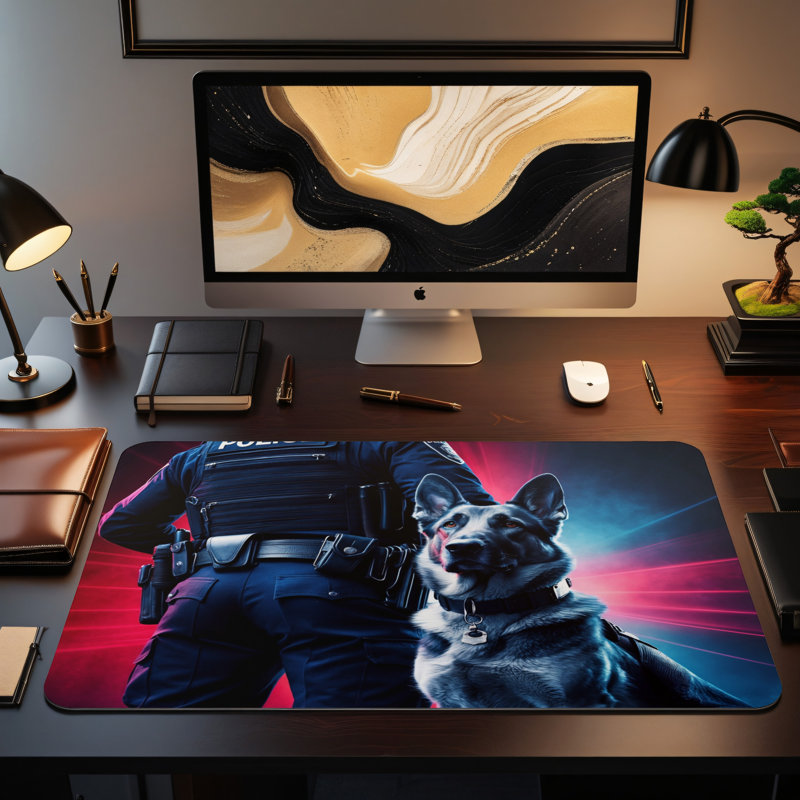 Polyester Desk Pad, 14.4x12.1