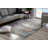 Rug Branch Lumen 4' x 6' (3'9" x 5'6") Grey/Beige Distressed Abstract Indoor Area Rug, Comtemporary, Medium Pile, Stain-Resistant Carpet - Living Room, Bedroom, Dining Room, and Kitchen-562351544