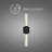 Wigfall II LED Wall Sconce with Dual Clear Wispy Crystal Columns, Minimalist Modern Design, 3-CCT Selectable, Dimmable, Wet Rated, ADA Compliant